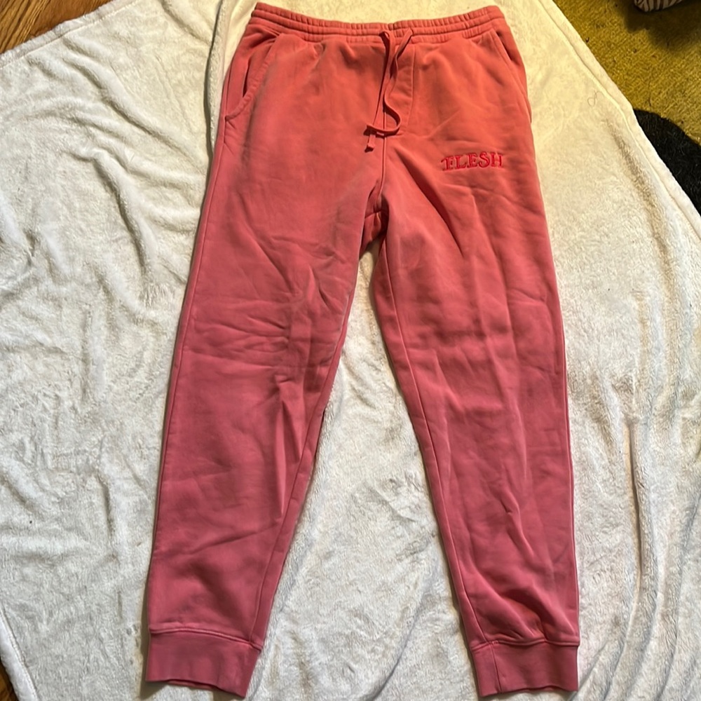 Independent Trading Company Sweatpants, large size, pink color